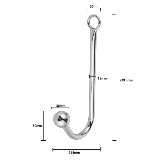 Anal Hooks 5334 with Collar Beaded Anal Cuffs Hook Elegant and 1008